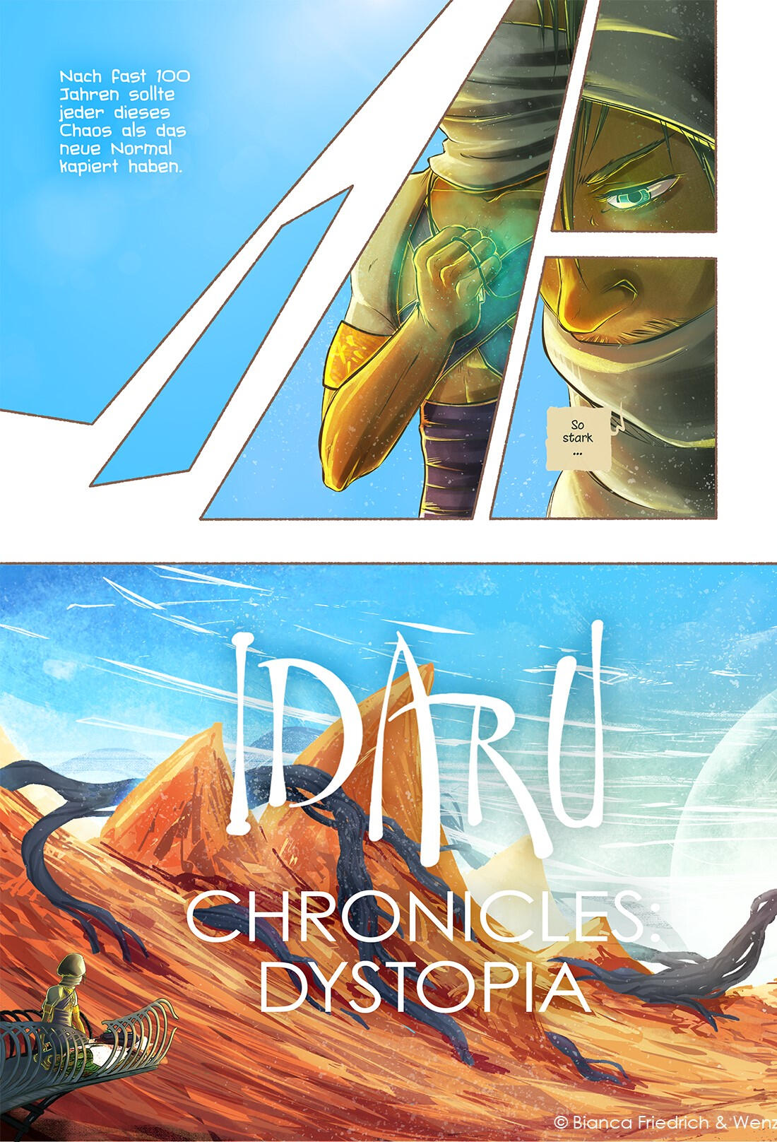 IDARU Chronicles Title Font